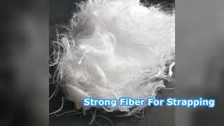 Strapping জন্য উচ্চ শক্তি ভার্জিন পলিয়েস্টার ফাইবার